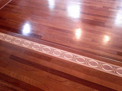 Hardwood inlays