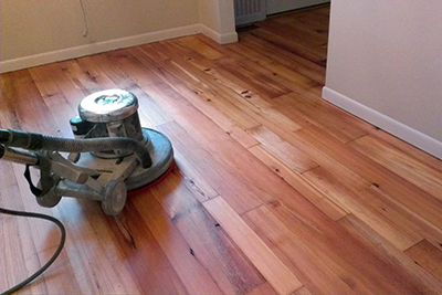 refinishing hardwood floor